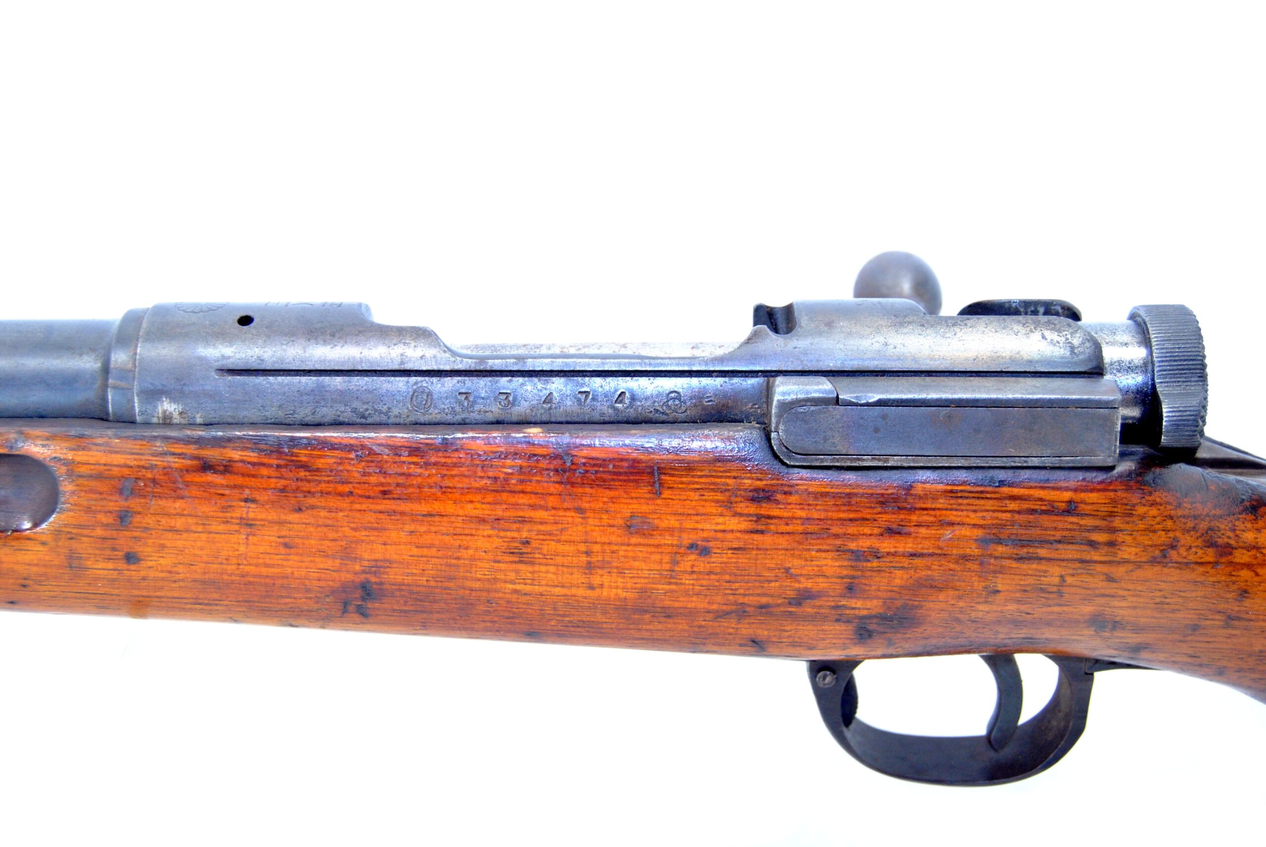 Imperial Japanese Arisaka Type 38 with MUM, S/N 33474 - Image 10