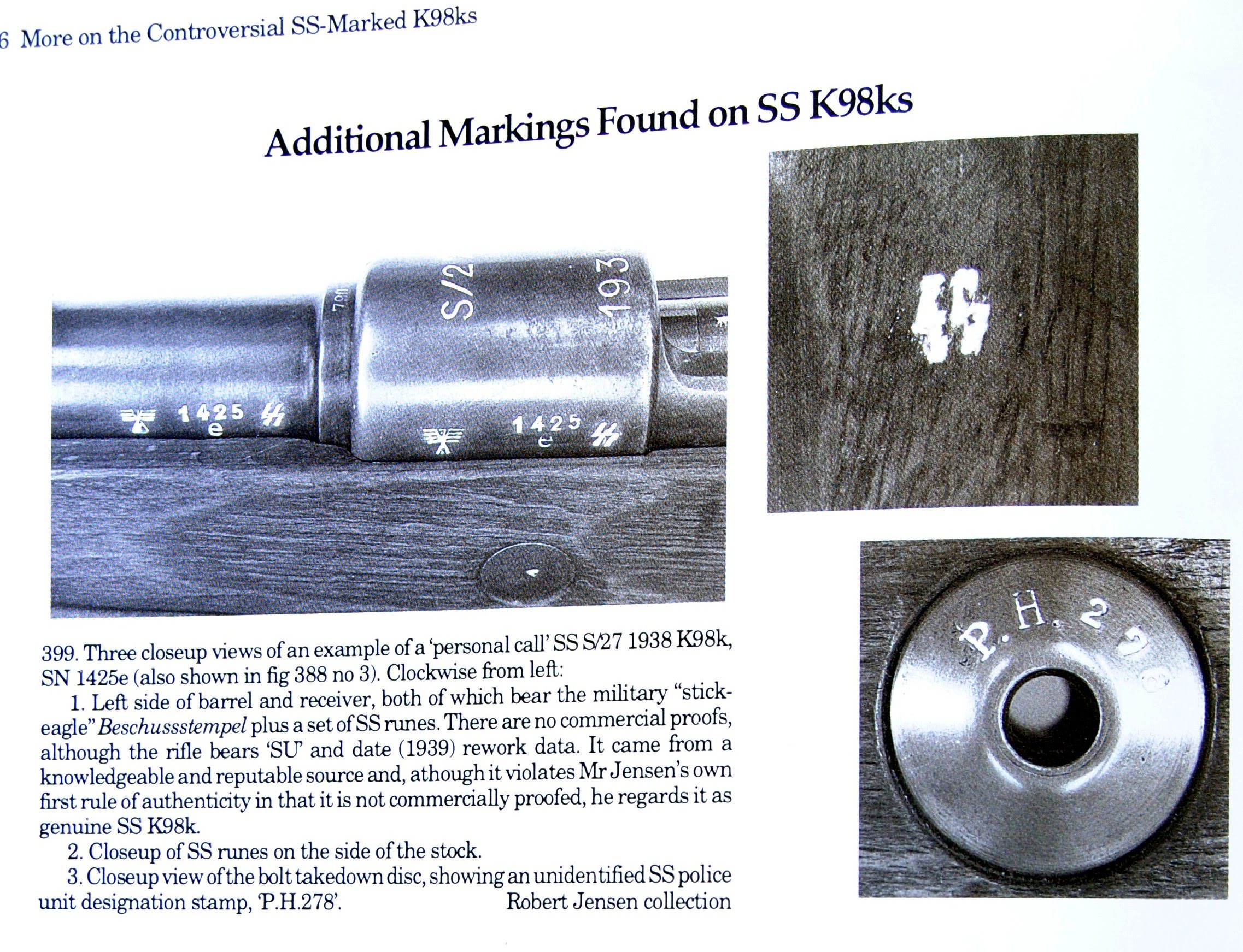 RARE Matching SS Police Unit Marked 1937 S/42 Kar98k, S/N 7170 - Image 2