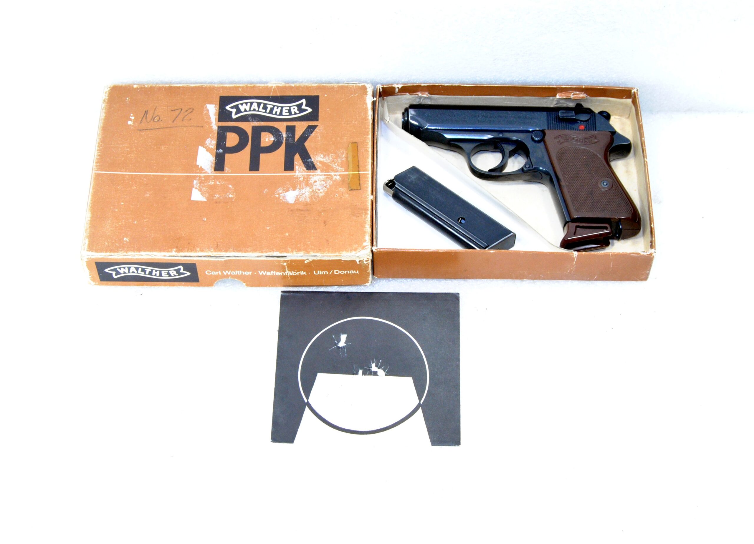 Cold War era Walther PPK 9mmK, S/N 154106