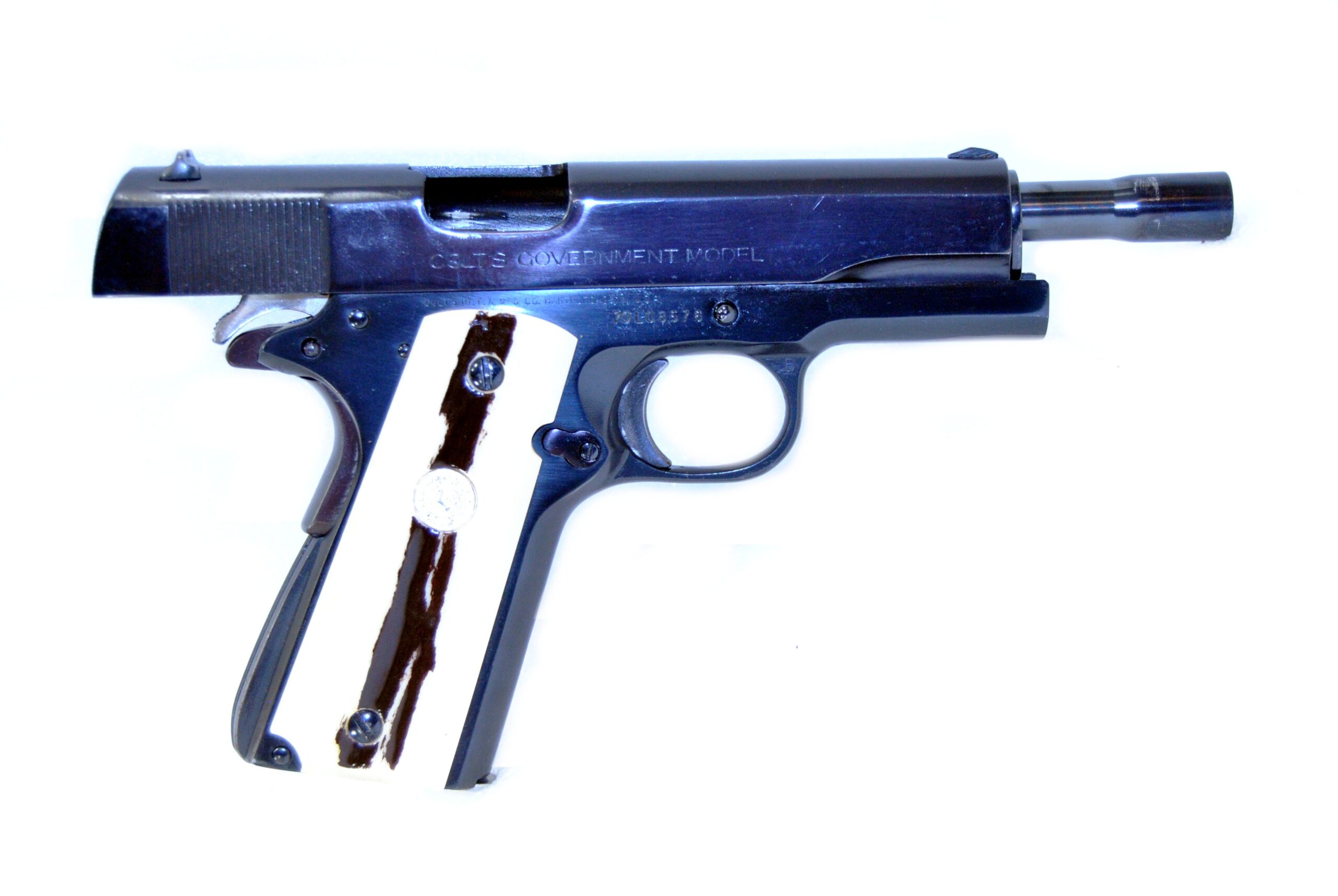 1977 Colt Government Mk IV Series 70 in 9mm, S/N 70L08576 - Image 6