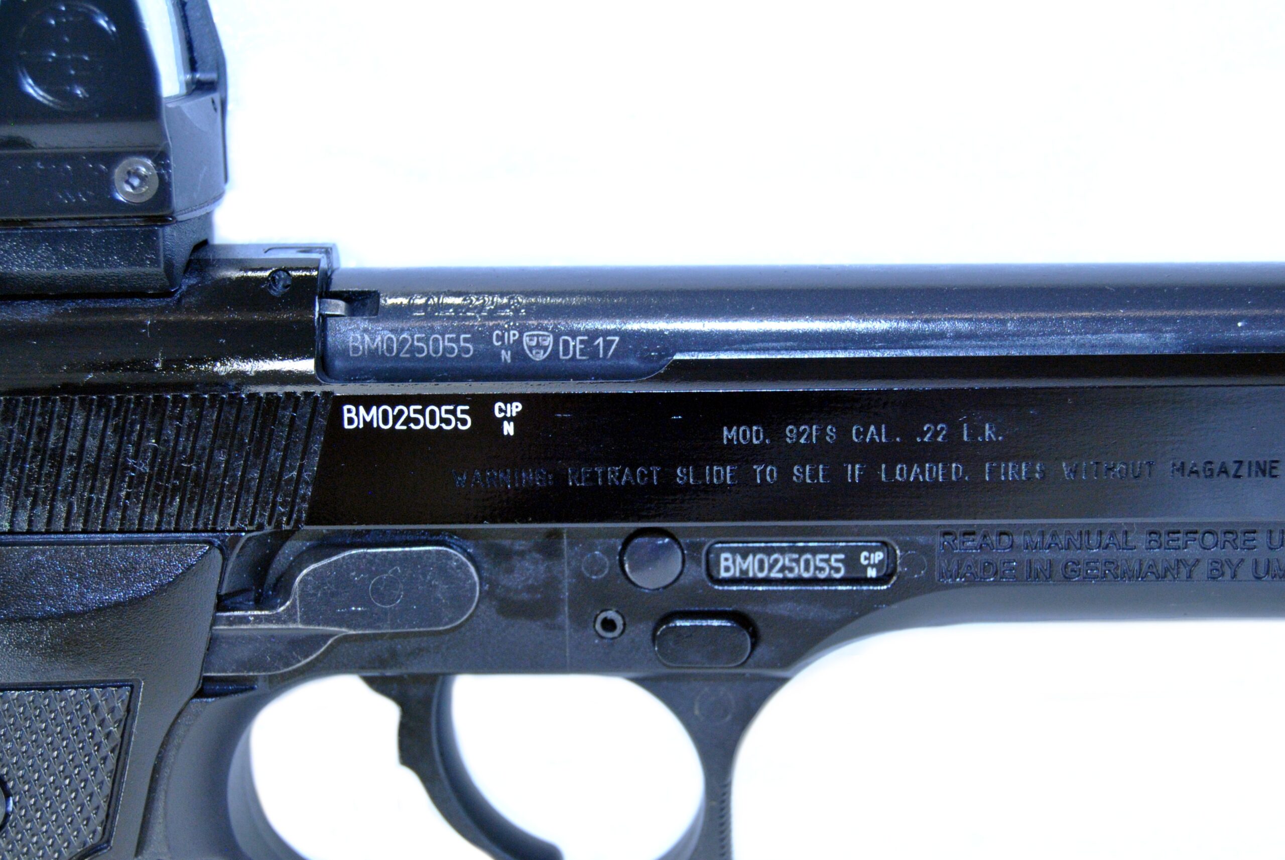 Beretta 92FS in .22LR, S/N BM025055 - Image 14