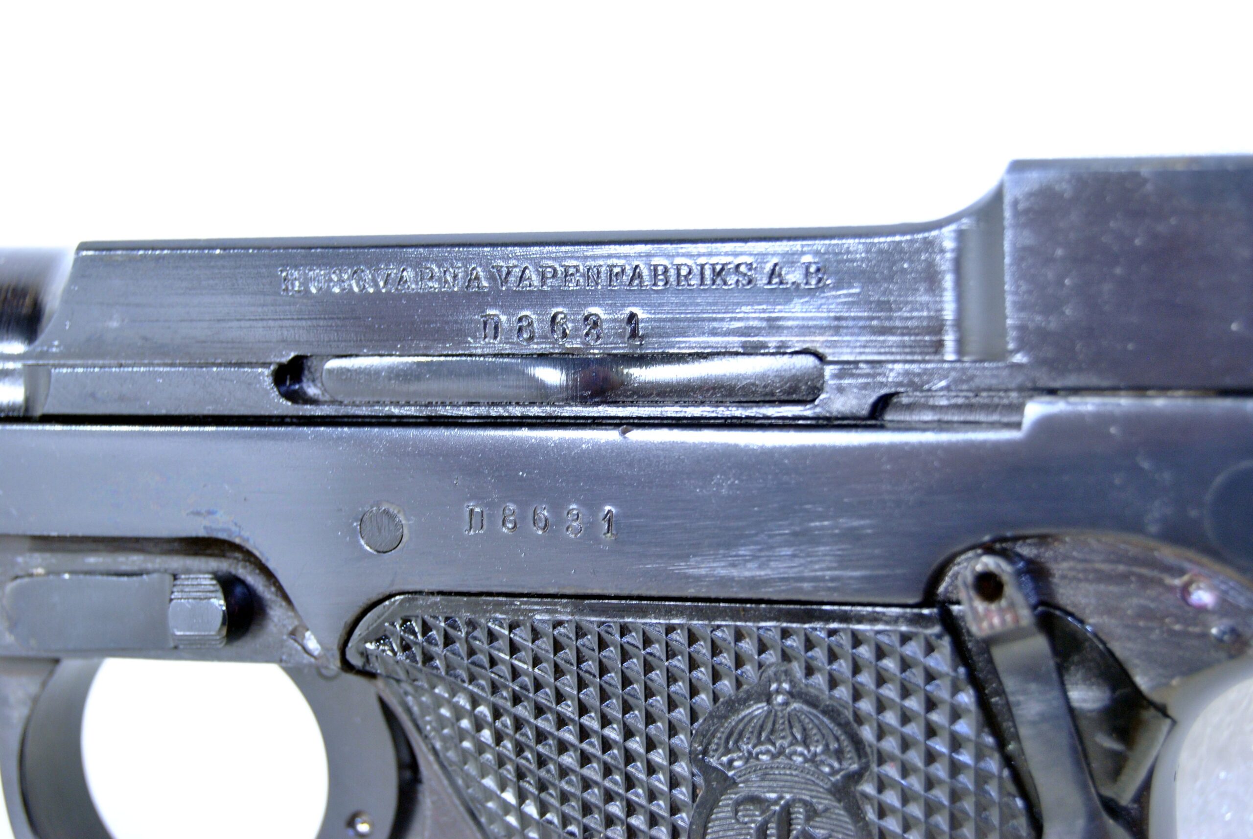 WW2 Era Husqvarna M40 9mm, S/N D8631 - Image 7