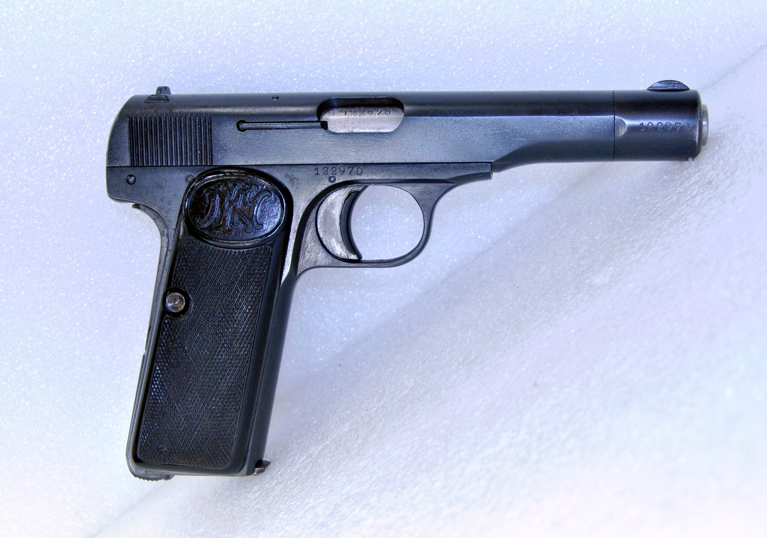 WW2 Nazi FN Browning Model 10/22 With Luftwaffe Holster, S/N 122970
