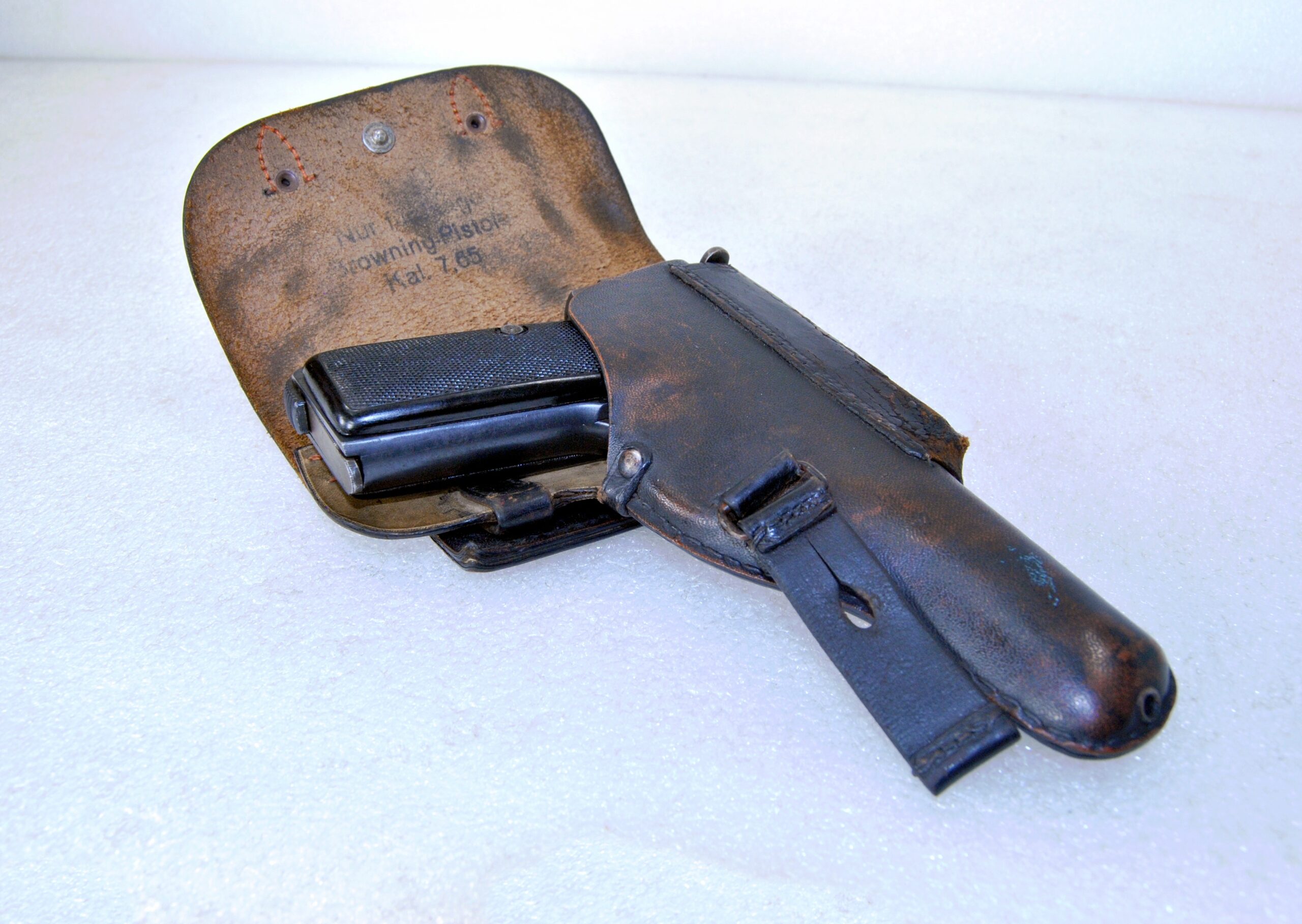 WW2 Nazi FN Browning Model 10/22 With Luftwaffe Holster, S/N 122970 - Image 16