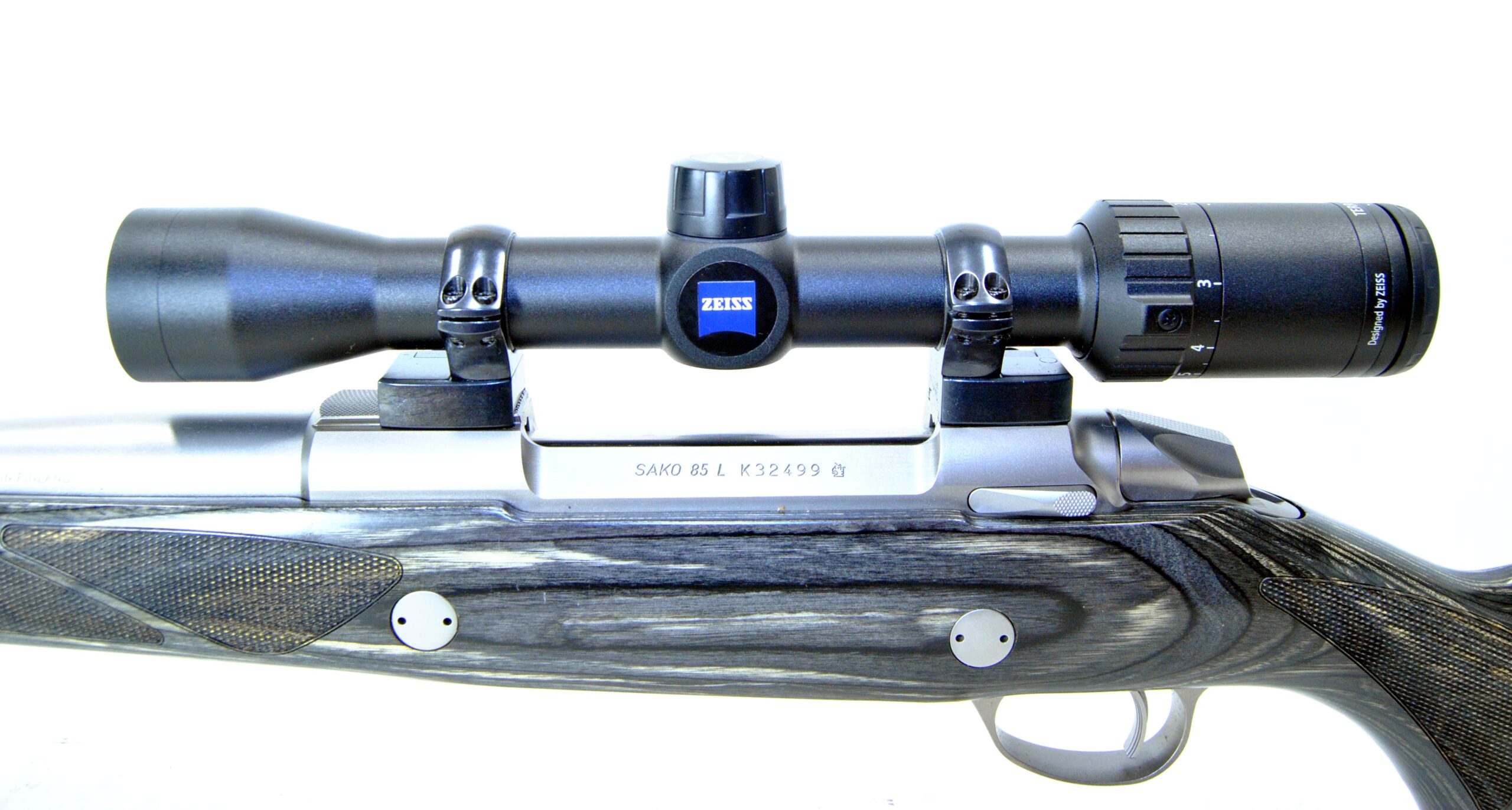 Sako 85L Stainless Laminate 'Grey Wolf' in .375 H&H, S/N K32499 - Image 7